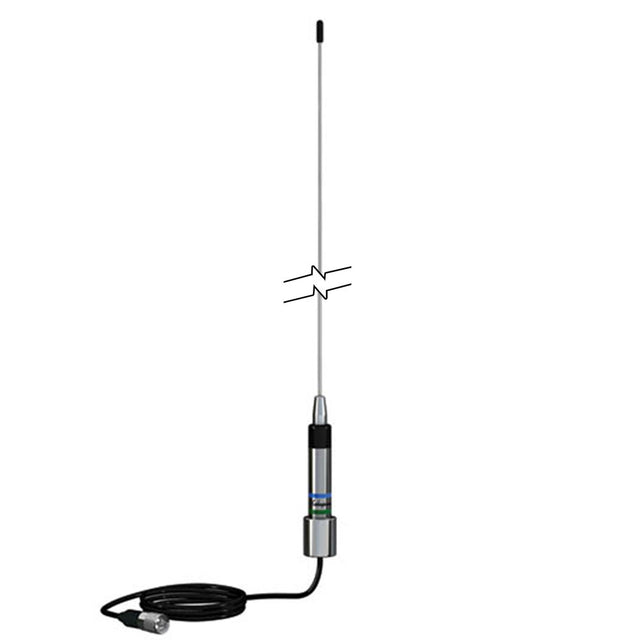 Shakespeare Skinny Mini 3dB Stainless Steel VHF Whip Antenna - 0.9m - PROTEUS MARINE STORE