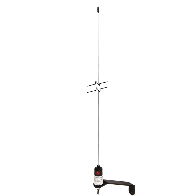 Shakespeare Stainless Steel Active Whip Antenna with Bracket - 0.9m - PROTEUS MARINE STORE