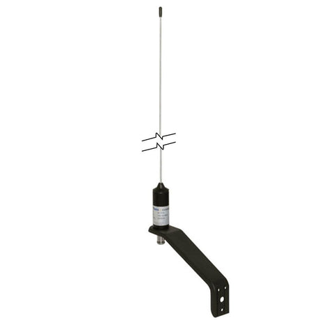 Shakespeare S-Steel VHF Whip Antenna, 6m Cable & Bracket - 0.9m - PROTEUS MARINE STORE