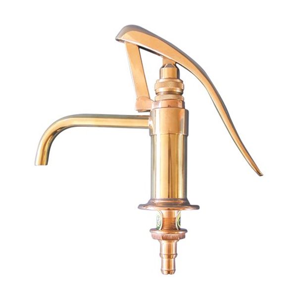 Fynspray Classic Lever Galley Pump Brass - PROTEUS MARINE STORE