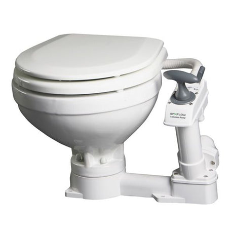 Johnson Aqua-T Compact Manual Toilet - PROTEUS MARINE STORE