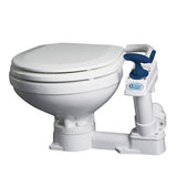 Ocean Manual Space Saver Toilet Wooden Seat - PROTEUS MARINE STORE