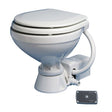 Ocean Electric Standard Compact Toilet Wooden Seat 12V - PROTEUS MARINE STORE