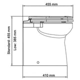 Ocean Luxury Standard Soft Close Toilet 12V - PROTEUS MARINE STORE