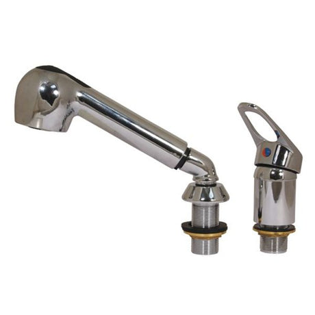 Osculati Shower Mixer with Separate Pull Out Shower Chrome - PROTEUS MARINE STORE
