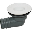 DLS Plastic Top Sink Waste Right Angle 3/4" Hose - PROTEUS MARINE STORE
