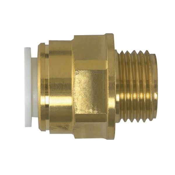 JG Speedfit 15mm x 1/2" BSP Taper Male Coupler DZR - PROTEUS MARINE STORE