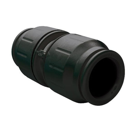 JG Speedfit 12mm Equal Straight Connector Black - PROTEUS MARINE STORE