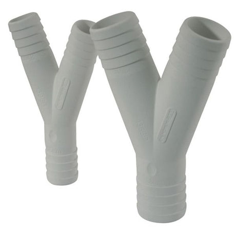 Can Plastic Y Connector 25 x 25 x 38mm Hose - PROTEUS MARINE STORE