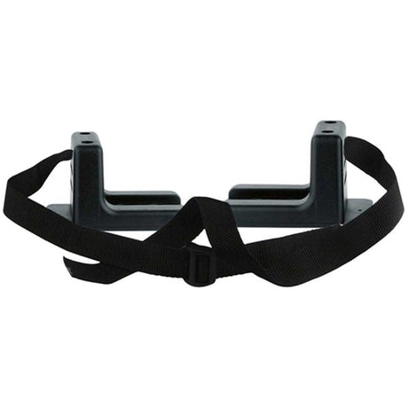 Can Plastic Tank Brackets with Straps (Black) - PROTEUS MARINE STORE