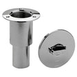 Can Pump Out Fitting 1-1/2" Hose Chrome - PROTEUS MARINE STORE