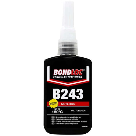 Bondloc B243 Threadlocking Oil Tolerant Nutlock (Blue / 50ml) - PROTEUS MARINE STORE