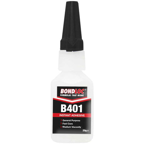 Bondloc B401 General Purpose Superglue Adhesive (20g) - PROTEUS MARINE STORE