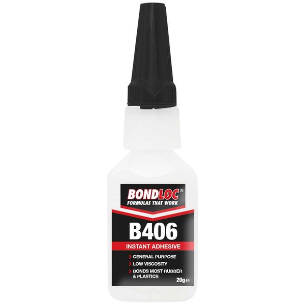 Bondloc B406 Rubber and Plastic Bonder Adhesive (20g) - PROTEUS MARINE STORE
