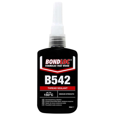 Bondloc B542 Hydraulic Thread Sealant (Brown / 50ml) - PROTEUS MARINE STORE