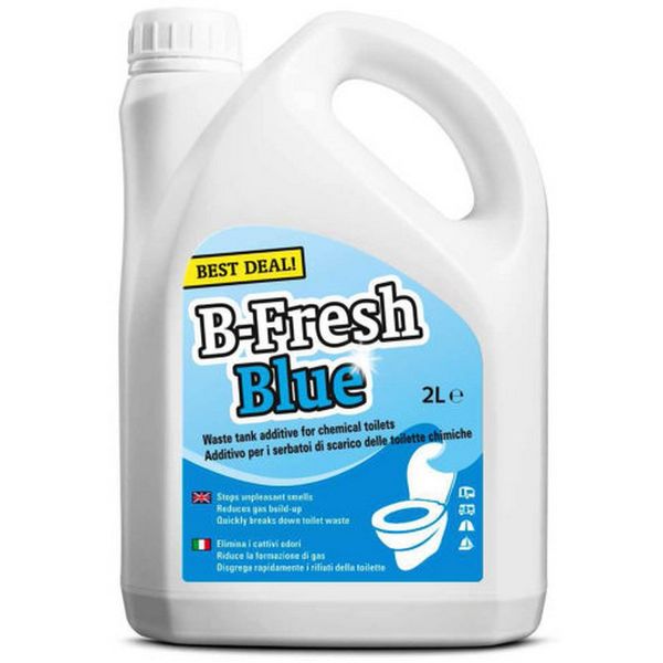 B-Fresh 2 Litre Blue Toilet Fluid - PROTEUS MARINE STORE