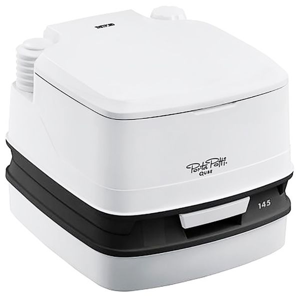 Thetford Porta Potti 145 Qube in White - PROTEUS MARINE STORE