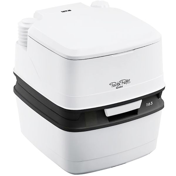 Thetford Porta Potti 165 Qube in White - PROTEUS MARINE STORE