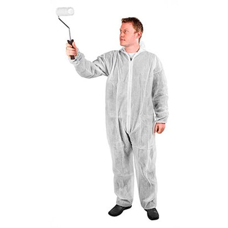 Glenwear Full Body Coverall in White (Large / Reusable) - PROTEUS MARINE STORE
