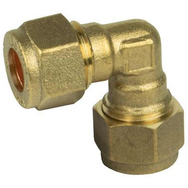 AG Brass Compression Elbow (8mm Each End) - PROTEUS MARINE STORE