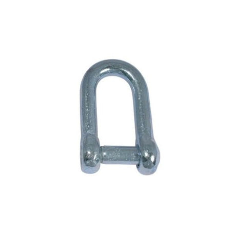 AG Galvanised D Shackle 12mm (1/2") with Countersunk Pin (Each) - PROTEUS MARINE STORE
