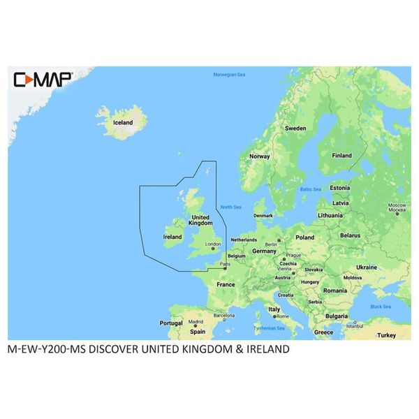 C-Map Discover M-EW-Y200-MS United Kingdom & Ireland (Regular) - PROTEUS MARINE STORE