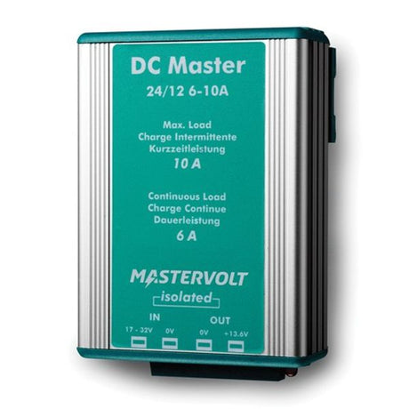 Mastervolt Isolated DC Master DC-DC Converter (24V In / 12V 6A Out) - PROTEUS MARINE STORE
