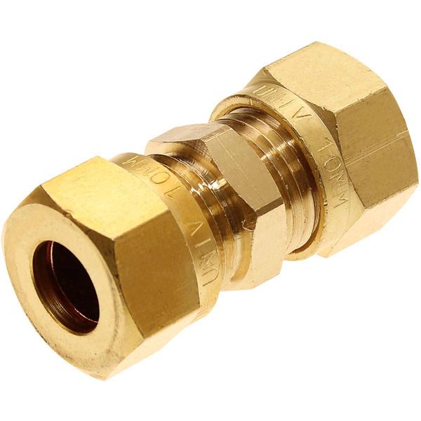 AG Compression Straight Coupling (10mm to 10mm Compression) - PROTEUS MARINE STORE