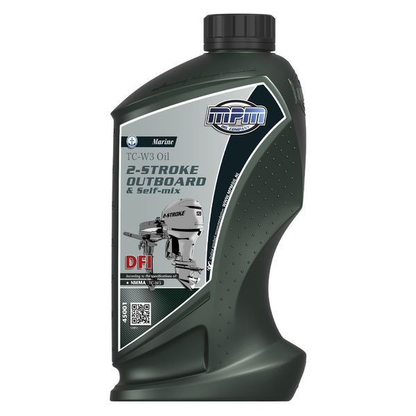 MPM Marine TC-W3 2-Stroke Outboard & Self-Mix Oil Di 1 Litre - PROTEUS MARINE STORE