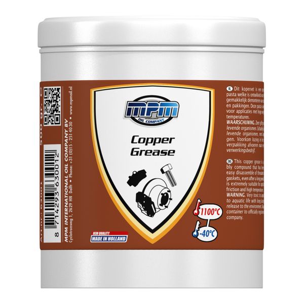 MPM Copper Grease 500g Tub - PROTEUS MARINE STORE