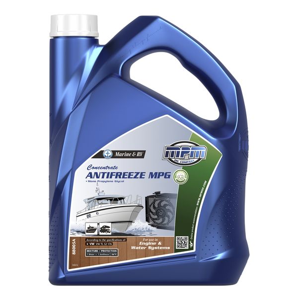 MPM Marine & RV Concentrate Antifreeze MPG 5 Litre - PROTEUS MARINE STORE