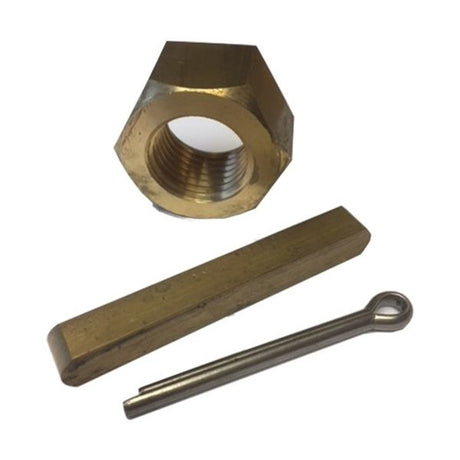 AG Propeller Shaft Kit (Nut-Split Pin & Key) - PROTEUS MARINE STORE