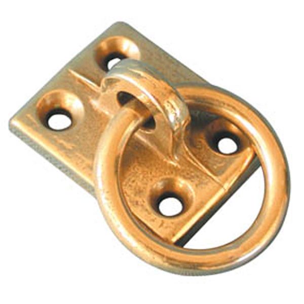 AG Binnacle Ring Brass 40 x 30 x 25mm ID - PROTEUS MARINE STORE