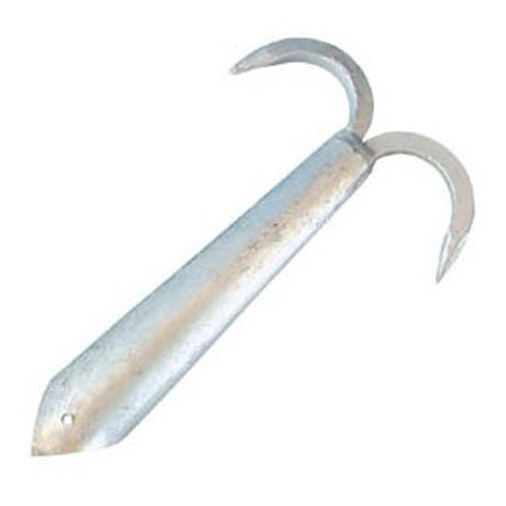 AG Galvanised Steel Boat Hook Double (228mm L / 38mm ID) - PROTEUS MARINE STORE