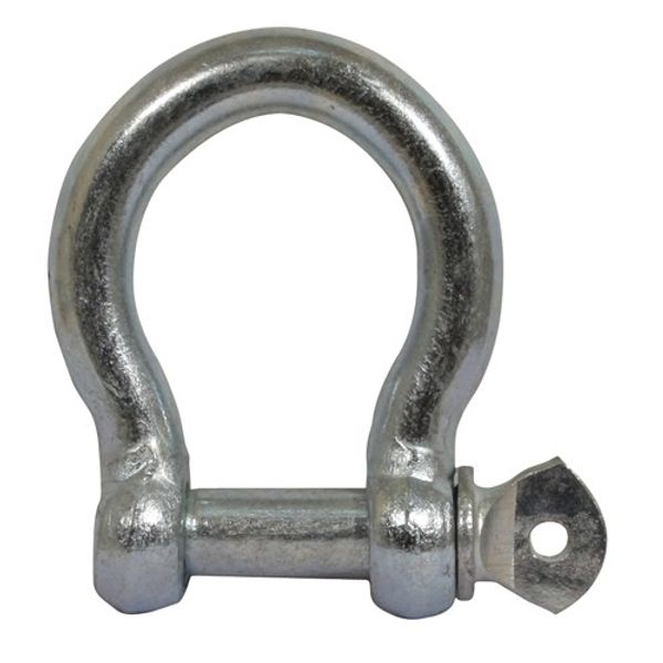 AG Galvanised Bow Shackle 20mm (3/4") (Each) - PROTEUS MARINE STORE