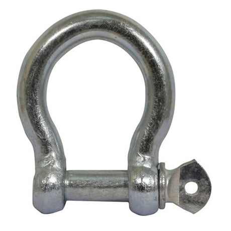 AG Galvanised Bow Shackle 22mm (7/8") (Each) - PROTEUS MARINE STORE