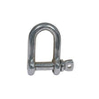 AG Stainless Steel D Shackle 10mm - PROTEUS MARINE STORE