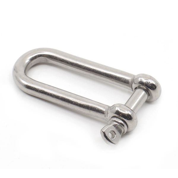 AG Dee Shackle Long Stainless Steel 5mm - PROTEUS MARINE STORE