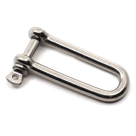 AG Dee Shackle Long Stainless Steel 6mm - PROTEUS MARINE STORE