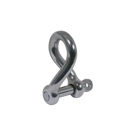 AG Stainless Steel Twisted Shackle 6mm - PROTEUS MARINE STORE