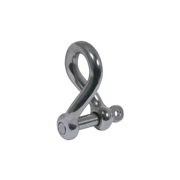 AG Stainless Steel Twisted Shackle 4mm - PROTEUS MARINE STORE