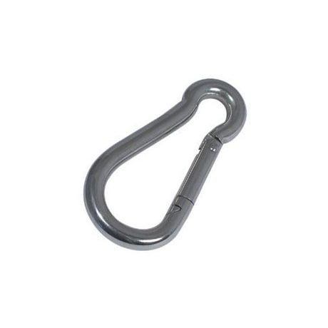 AG Carbine Hook Stainless Steel 8mm x 80mm - PROTEUS MARINE STORE