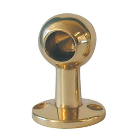 AG Gallery Post End Stop 3/8" Brass 1-1/4" - PROTEUS MARINE STORE