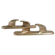 AG Fairleads Right & Left Hand Brass 252mm Long (Pair) - PROTEUS MARINE STORE