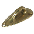 AG Fender Eye Plate Brass (80 x 35mm) - PROTEUS MARINE STORE