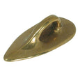 AG Fender Eye Plate Brass Studded (80 x 35mm) - PROTEUS MARINE STORE