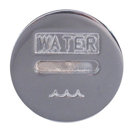 AG Filler Cap Chrome Water 38mm (1-1/2") - PROTEUS MARINE STORE