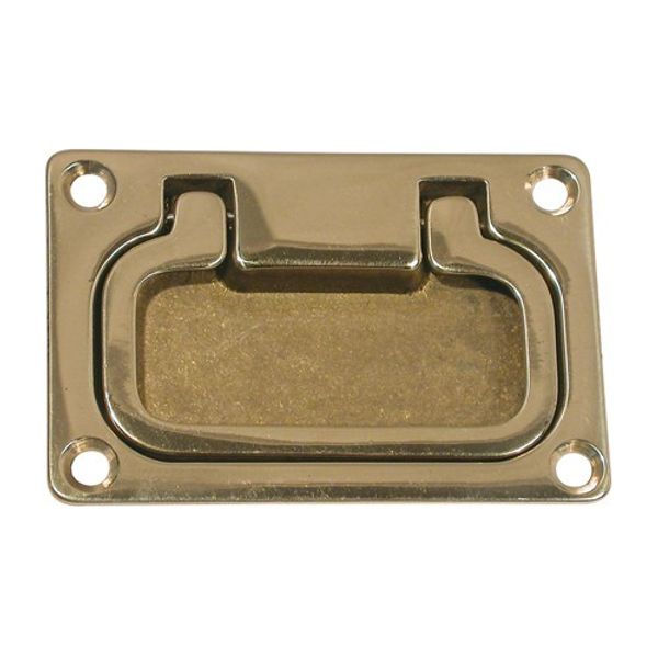 AG Lifting Drawer Handle Brass 75 x 50mm - PROTEUS MARINE STORE