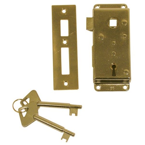 AG Rim Lock with Striker Brass (Right Inside) - PROTEUS MARINE STORE