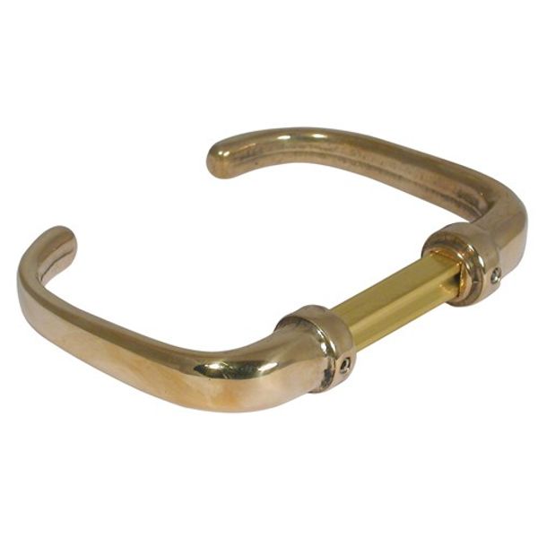 AG Door Handle Brass 36 x 84mm - PROTEUS MARINE STORE